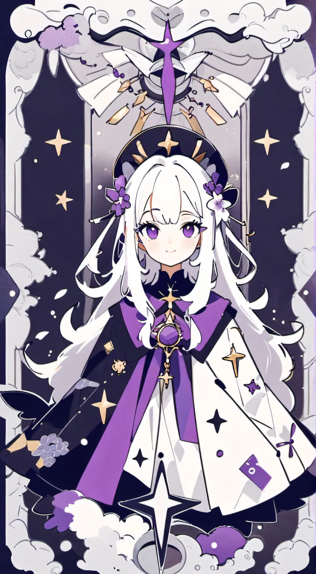 ai character: la feliz  background