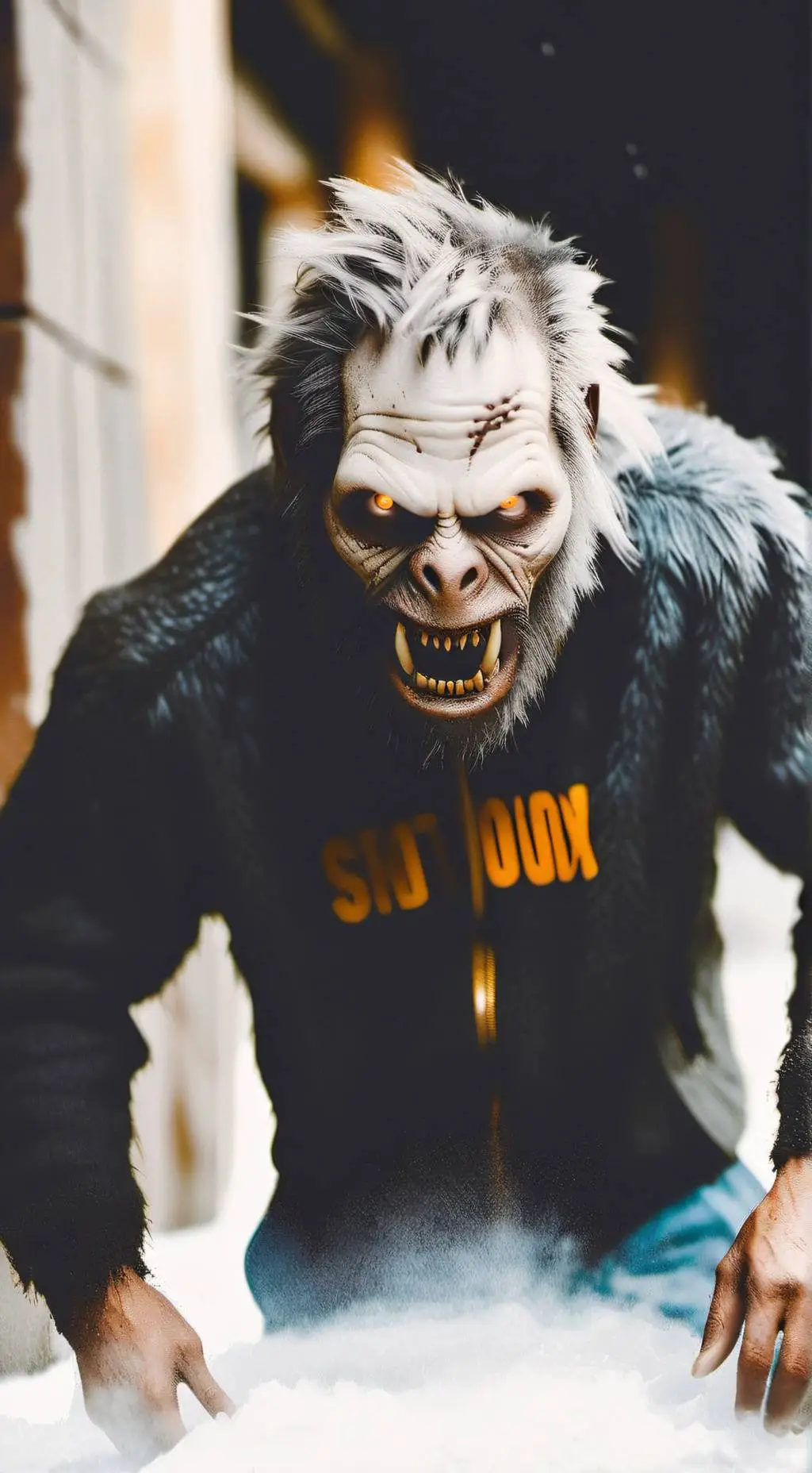 ai character: МОНСТР УМНЯГ background