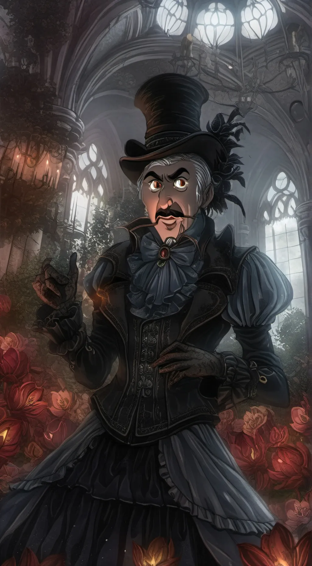 ai character: kikansha yaemon background