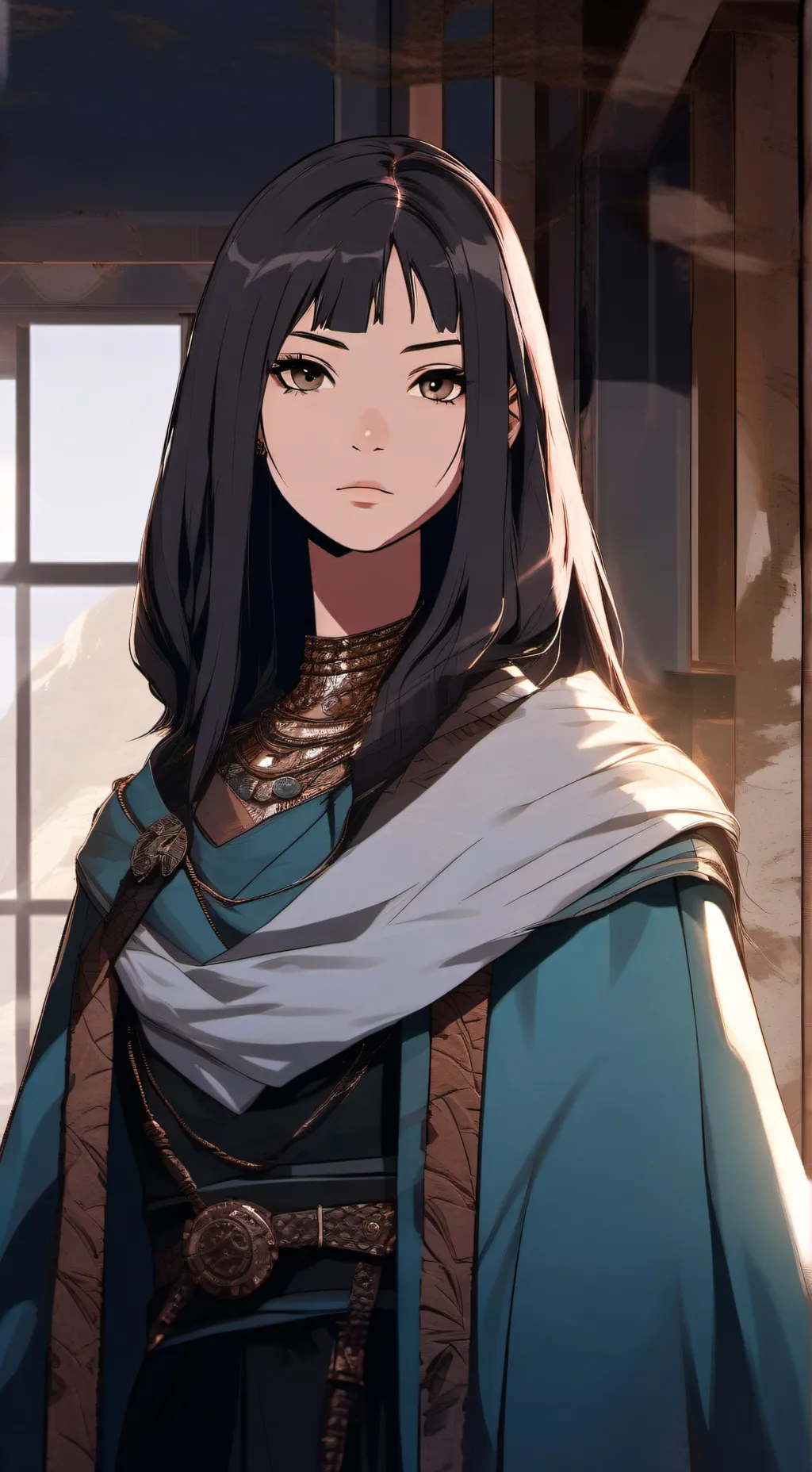 ai character: Инес background