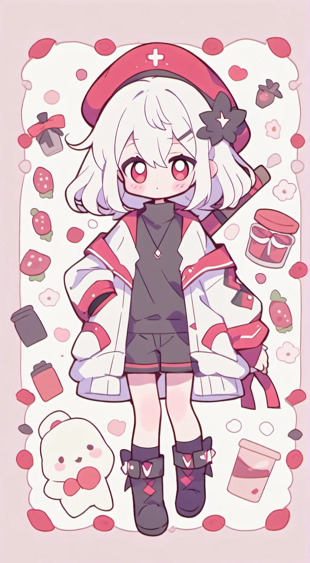 ai character: ❄ HH Christmas ❄ background