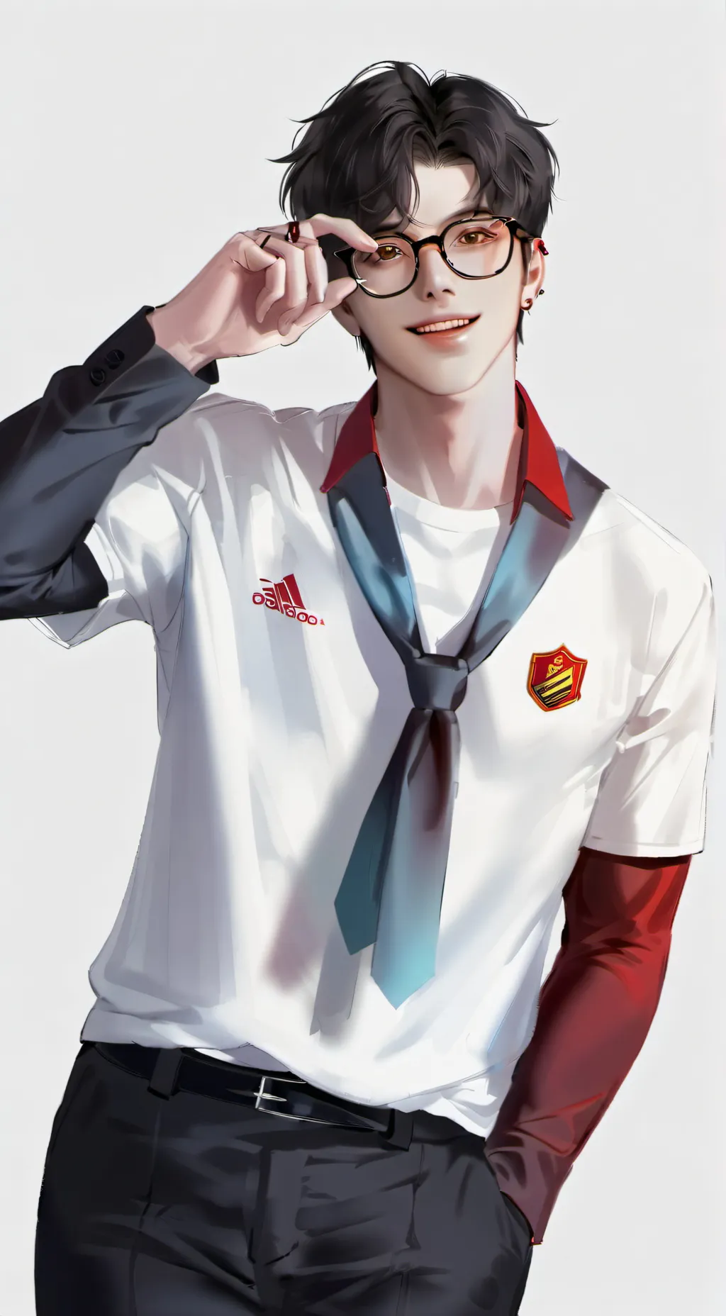 ai character: nerd background