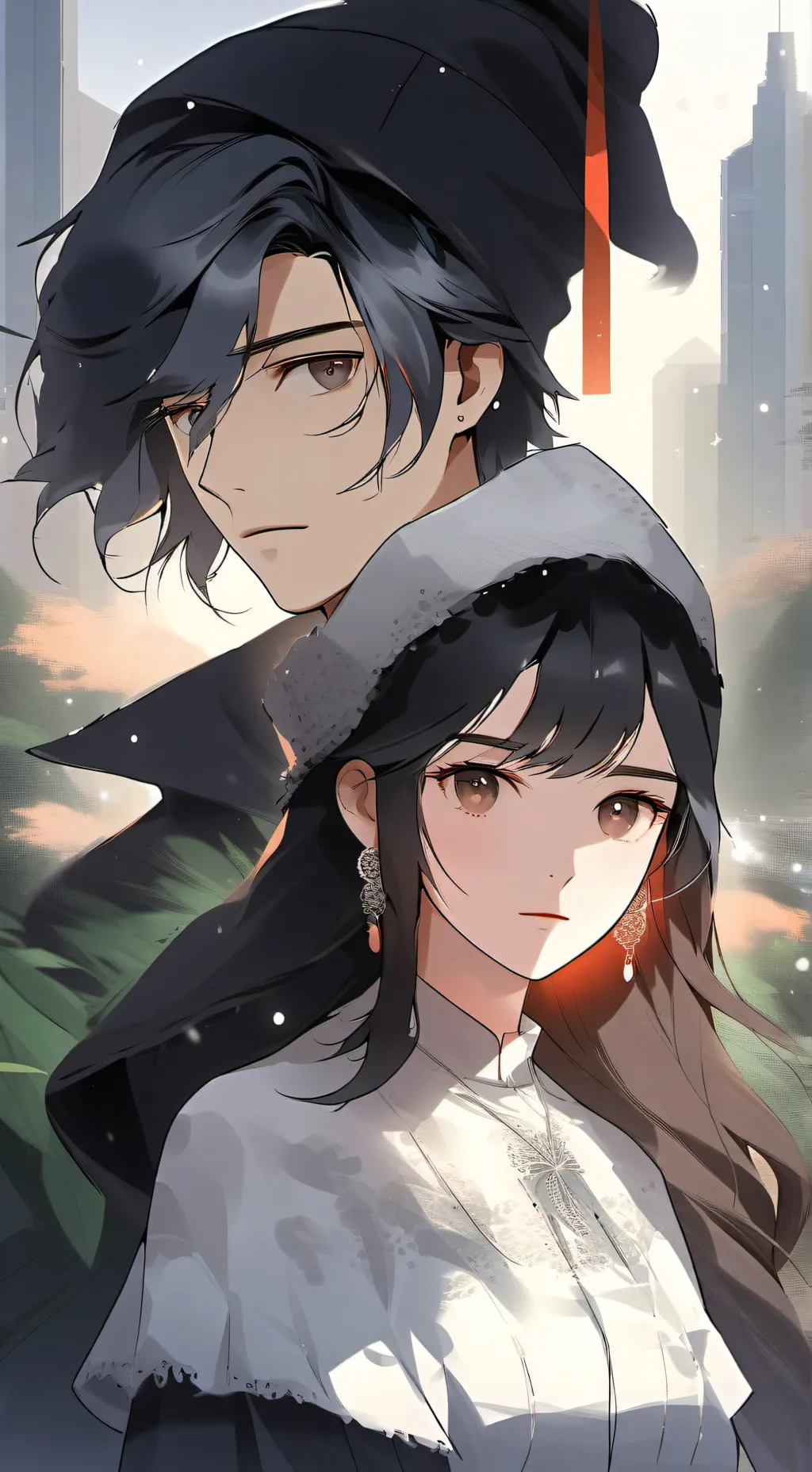 ai character: Sibling day background