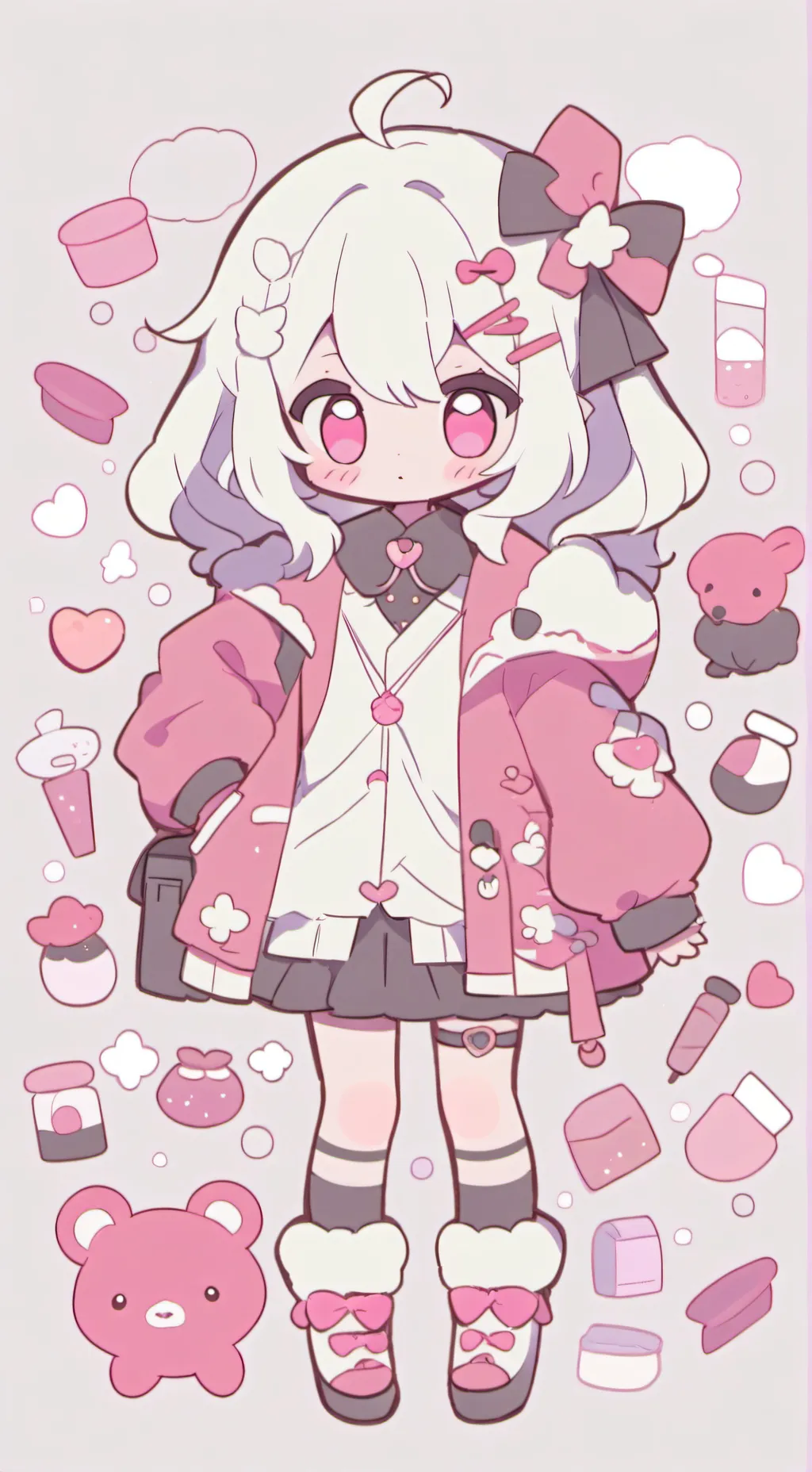 ai character: vineria bebé  background