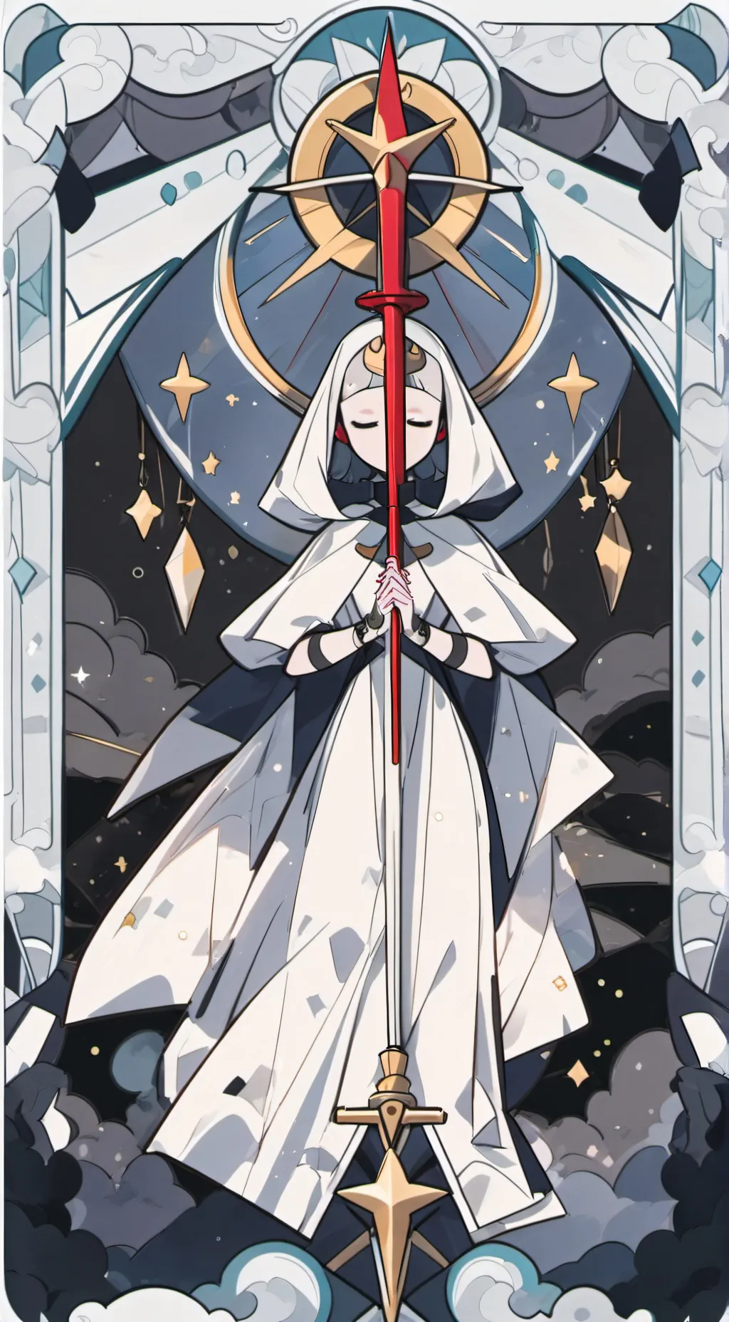 ai character: camp fire background