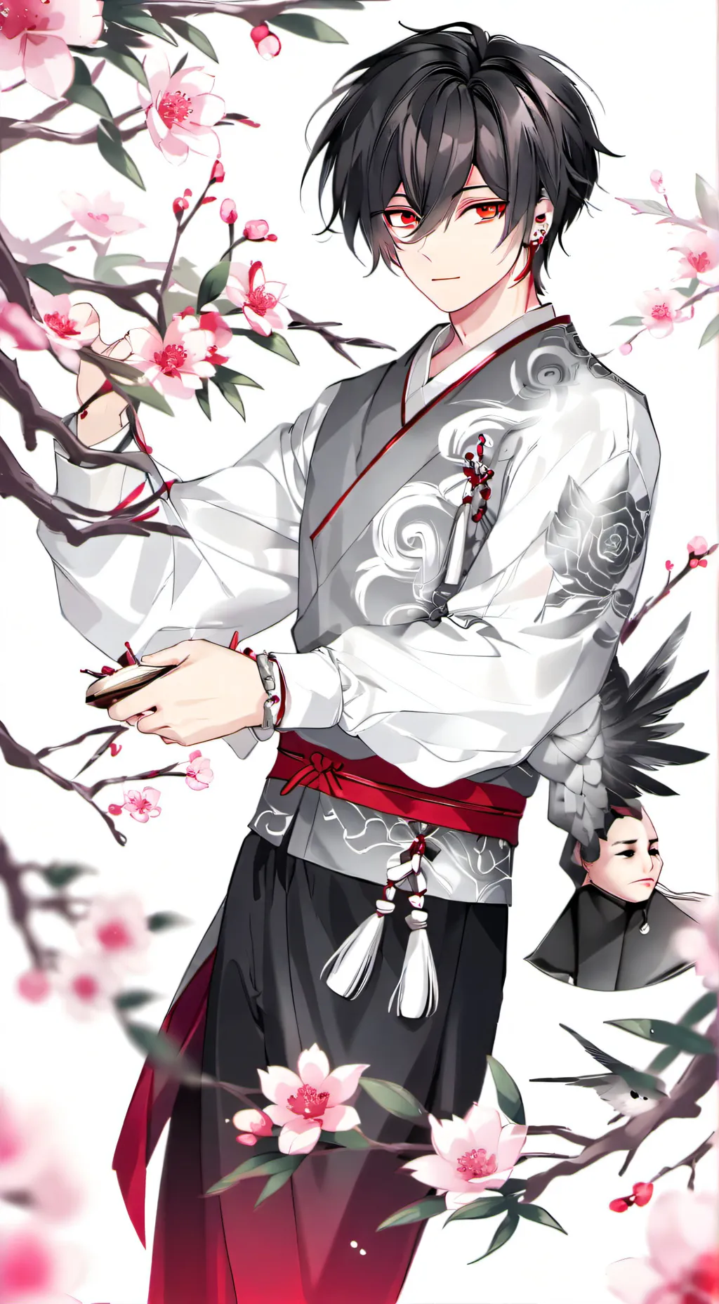 ai character: jjk kny sneak out background