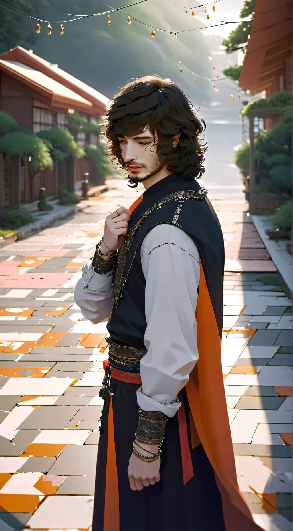 ai character: Myoe  background