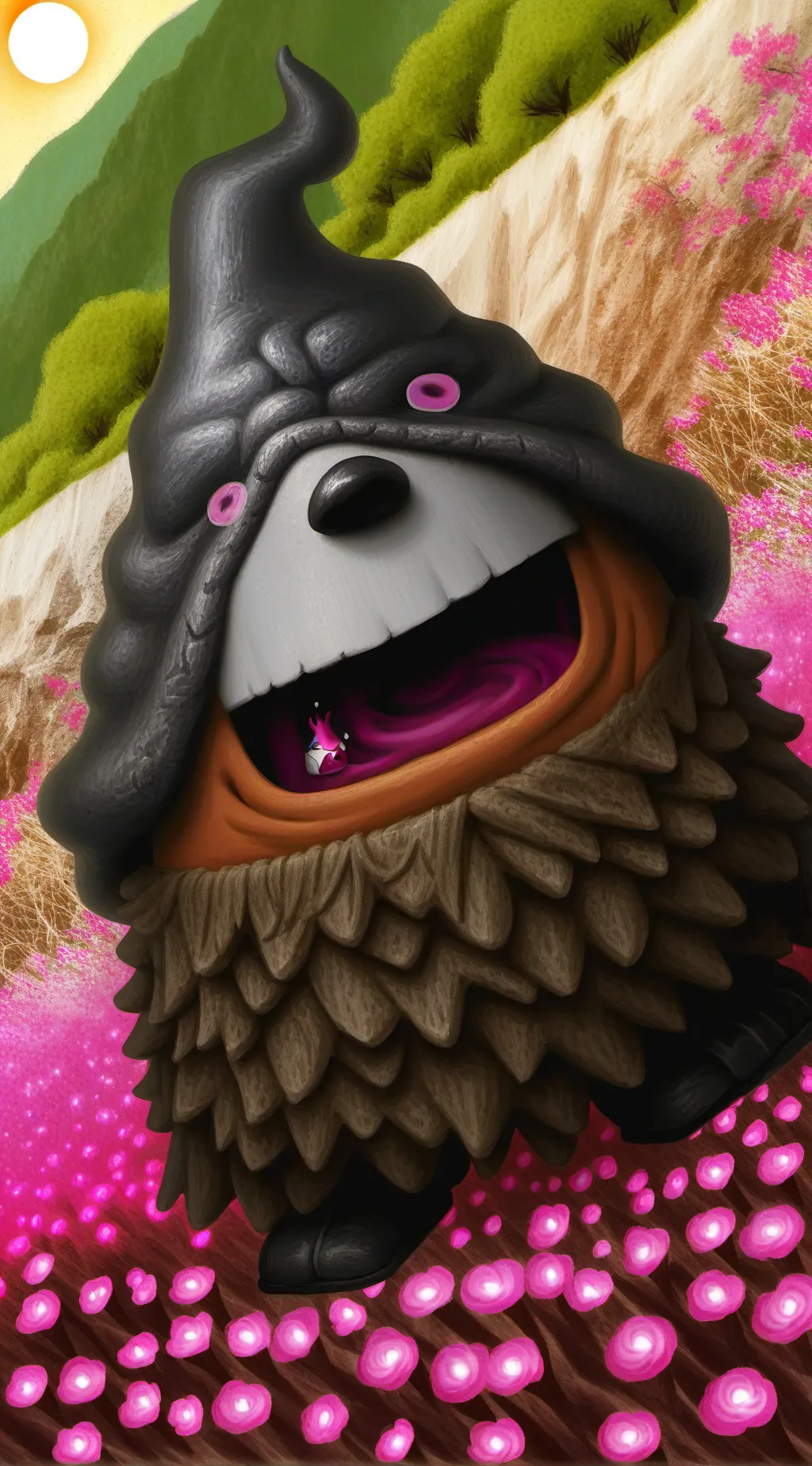 ai character: Boy poopy  background