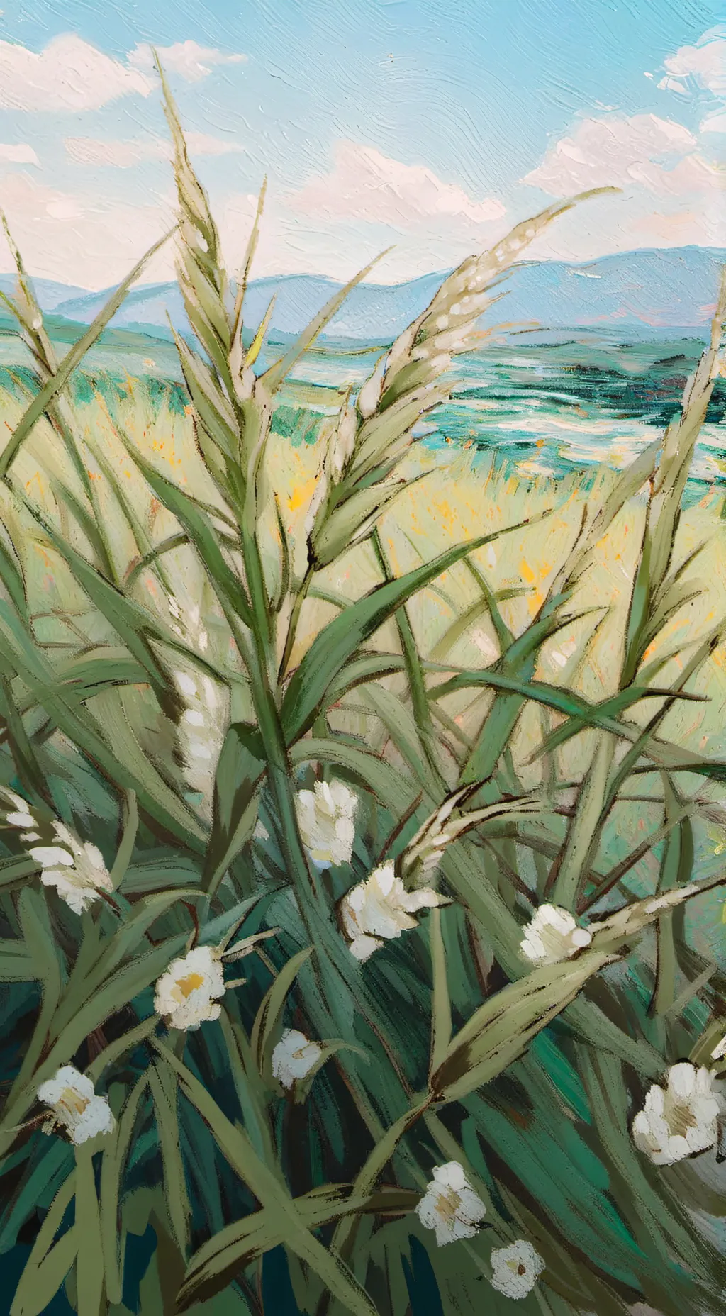 ai character: Grass of background