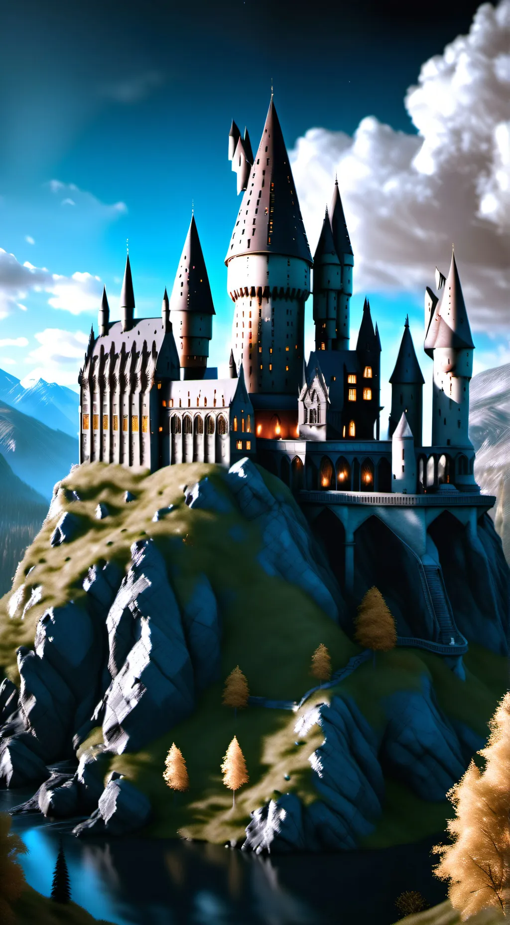 ai character: Hogwarts bot flip background
