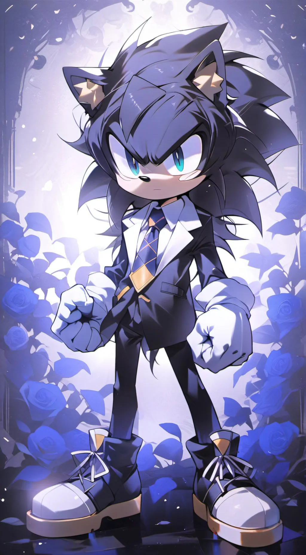 ai character: sonic.EXE background