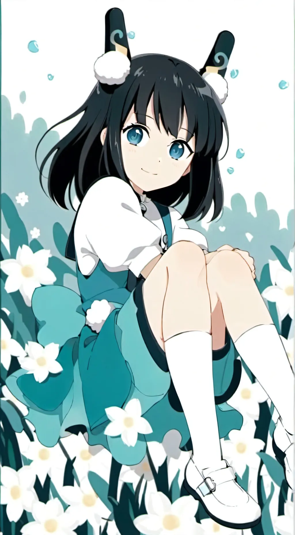 ai character: kny mall background