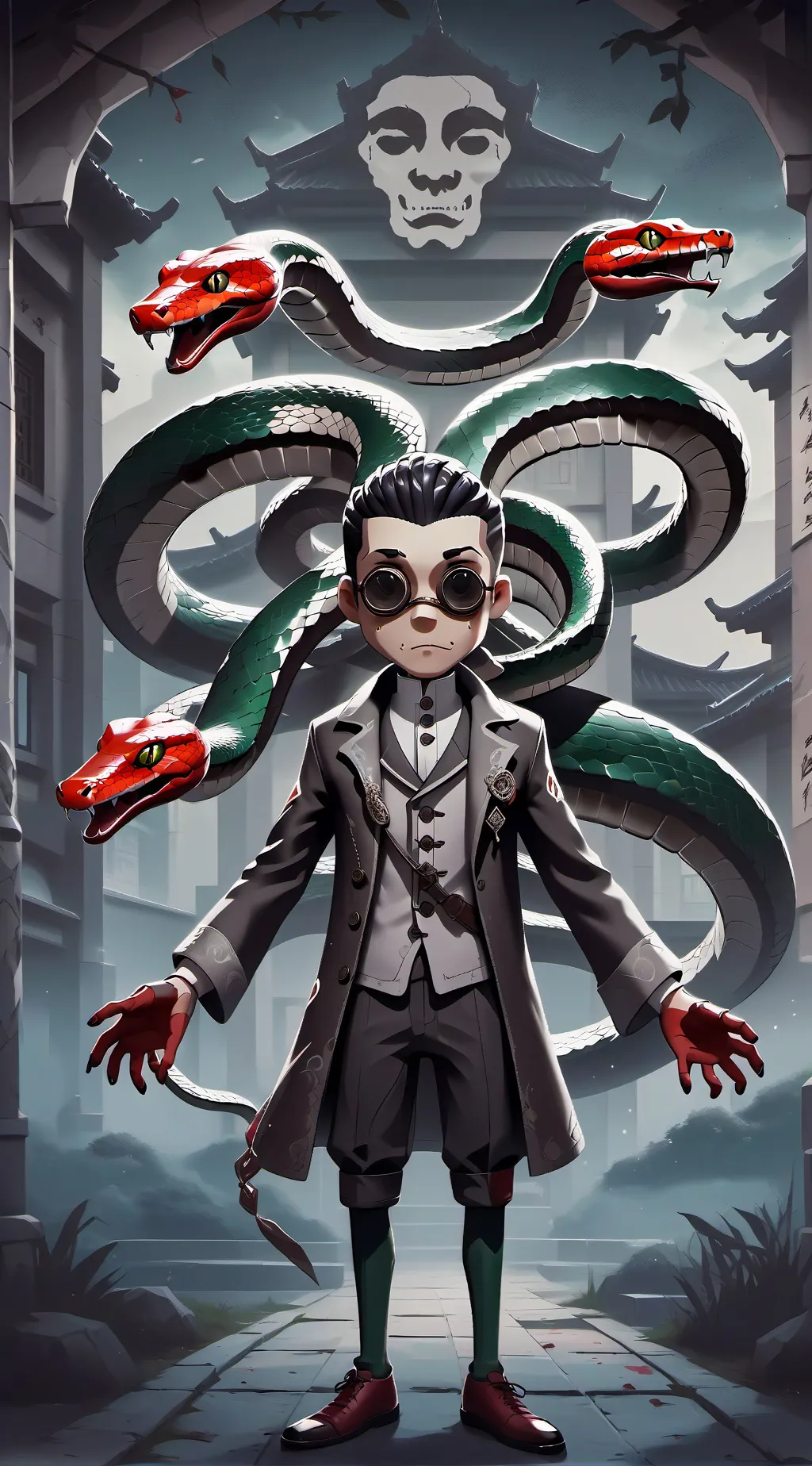 ai character: Tell&Tale DW OC background