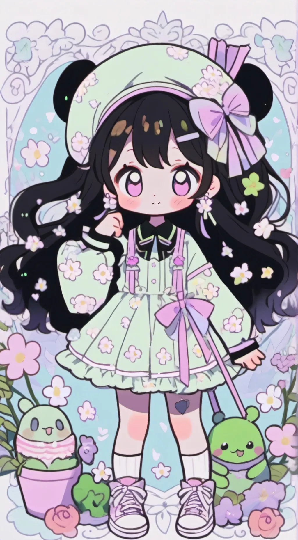 ai character: dsndy background