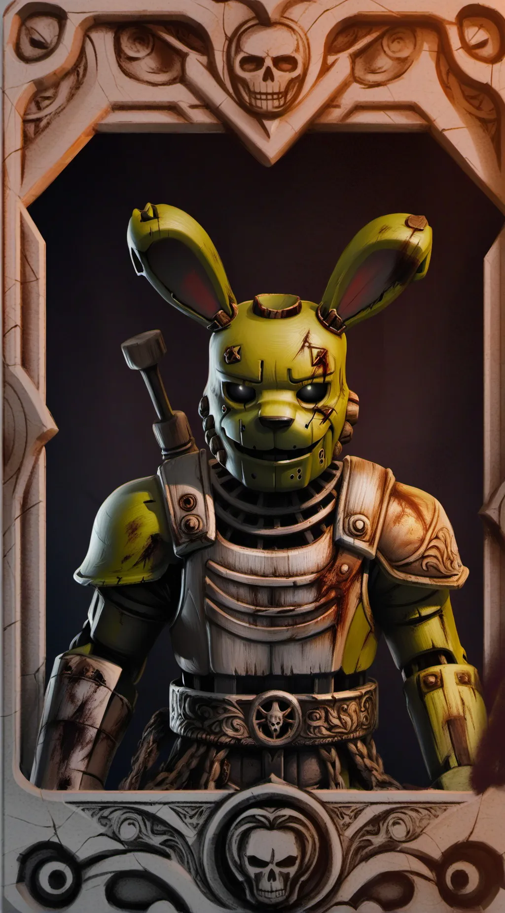 ai character: Springtrap background