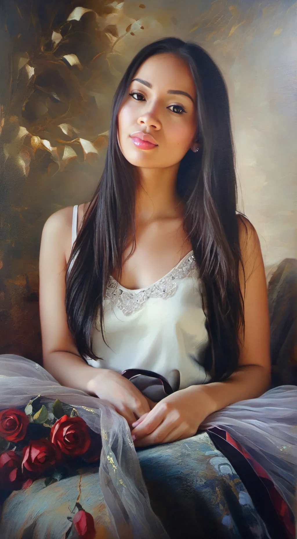 ai character: Vivian  background