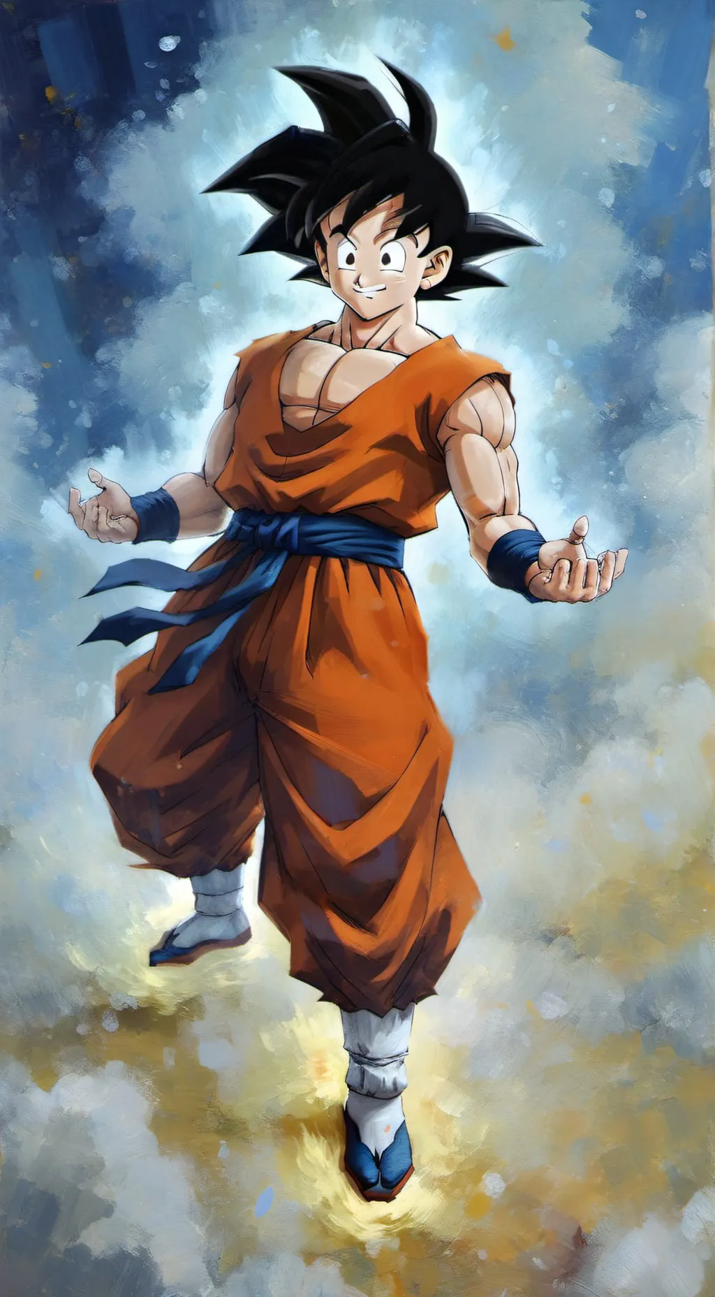 ai character: goku background