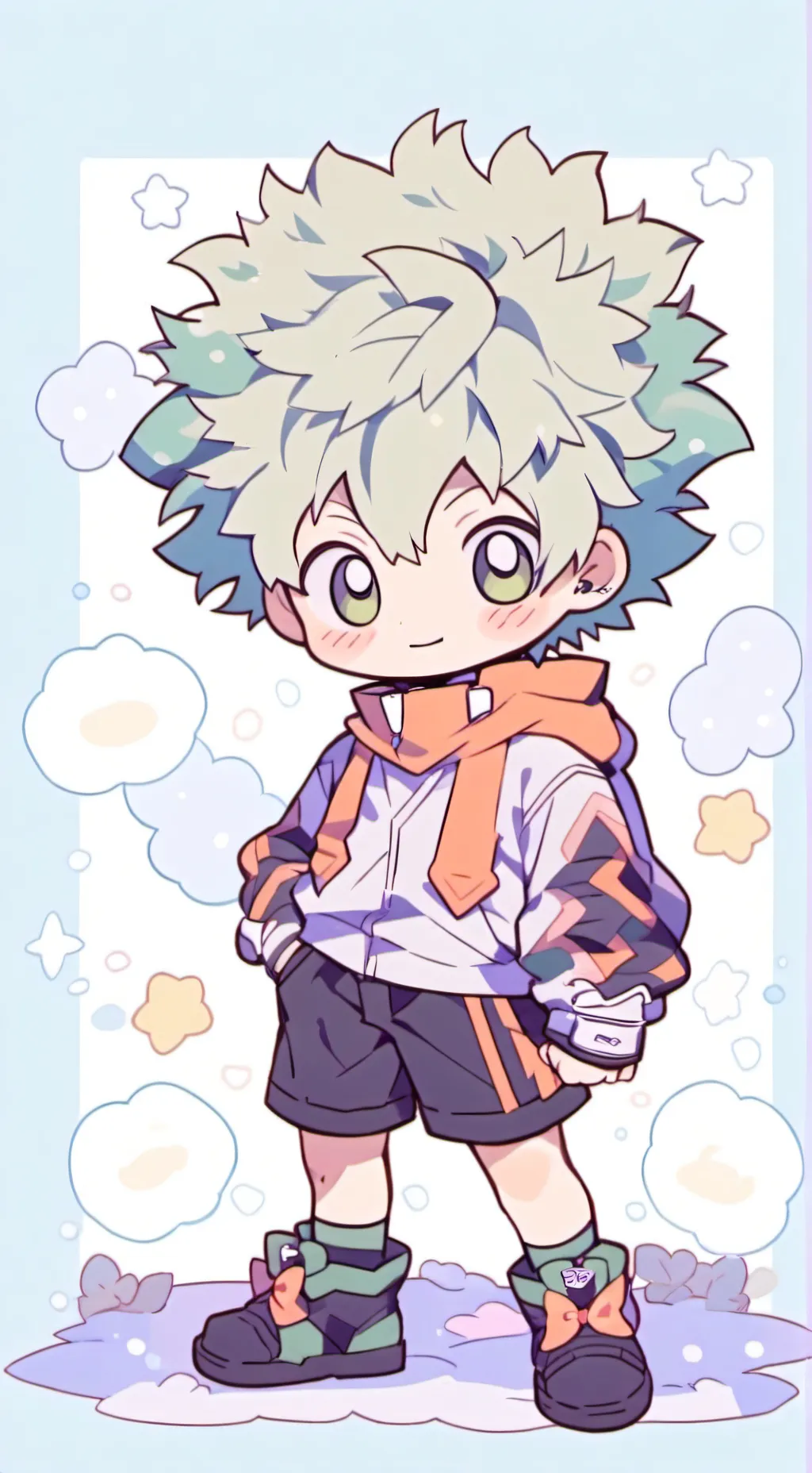 ai character: bakudeku ❤️💕💕💖💖💕💕💖 background