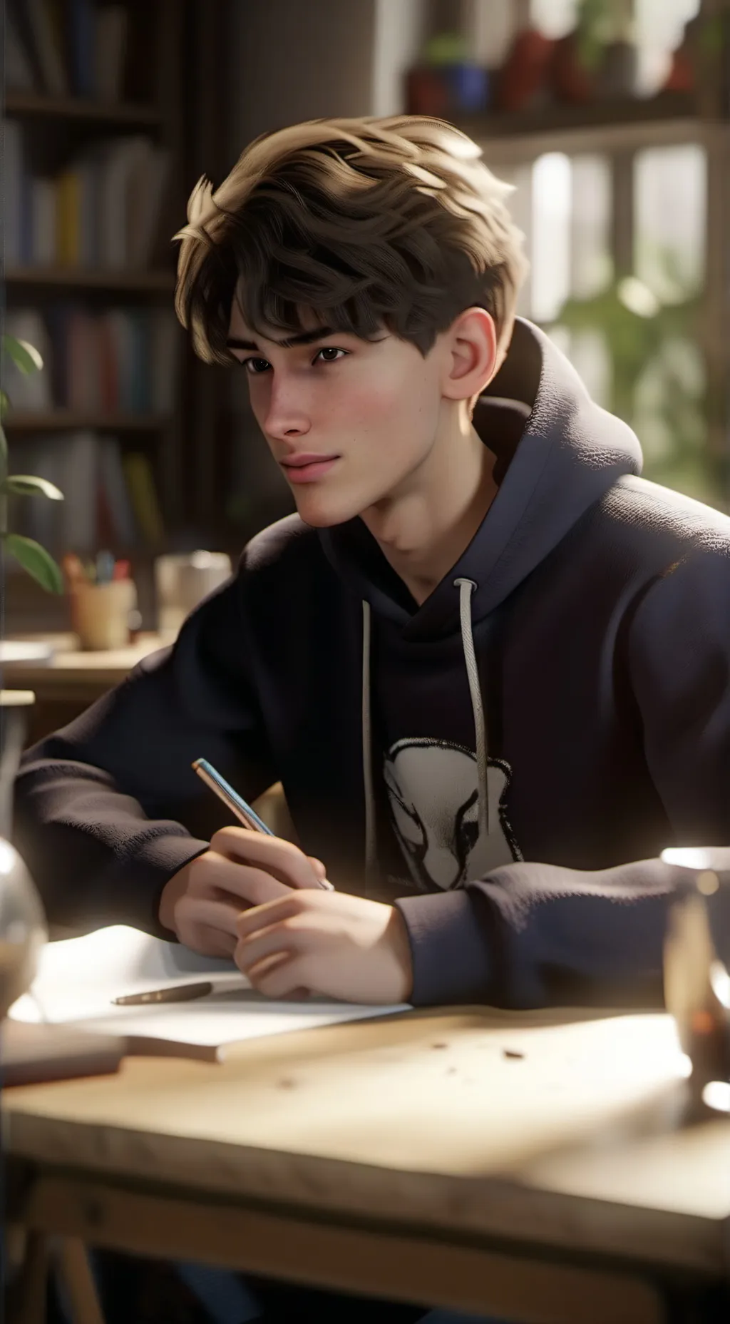 ai character: Kamden background