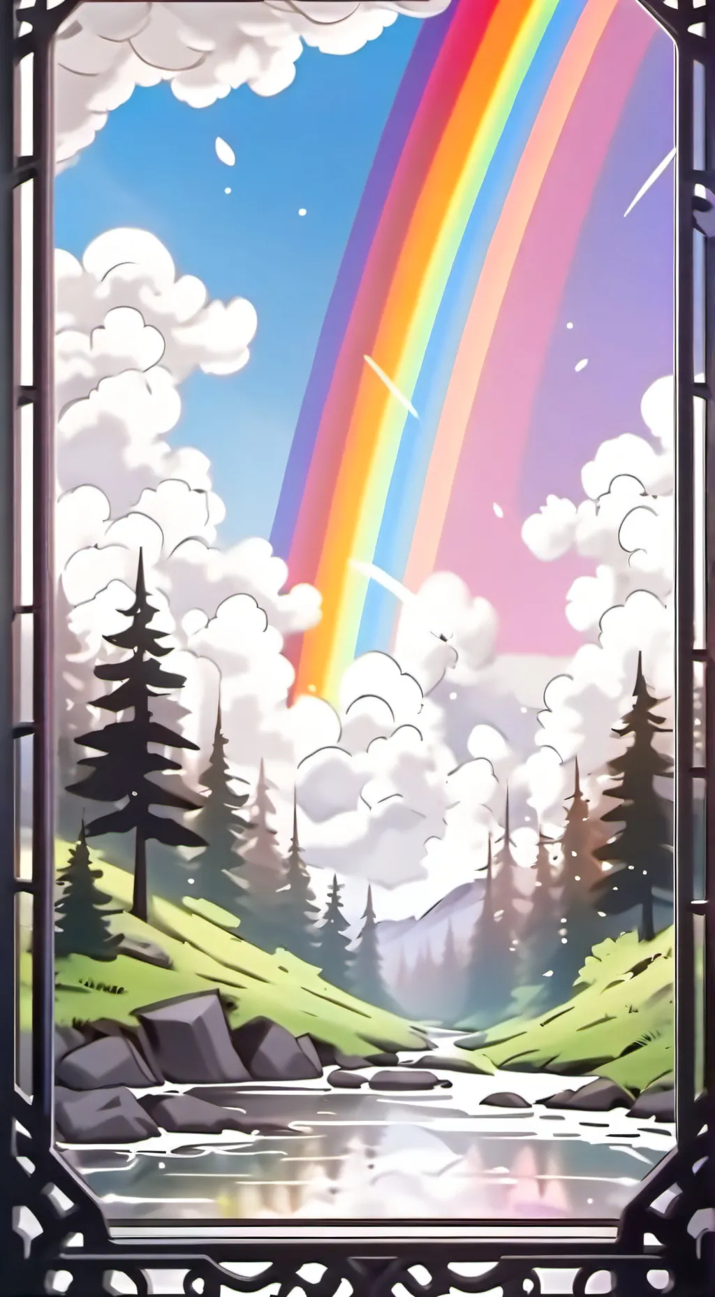 ai character: ~Dandys world~ background