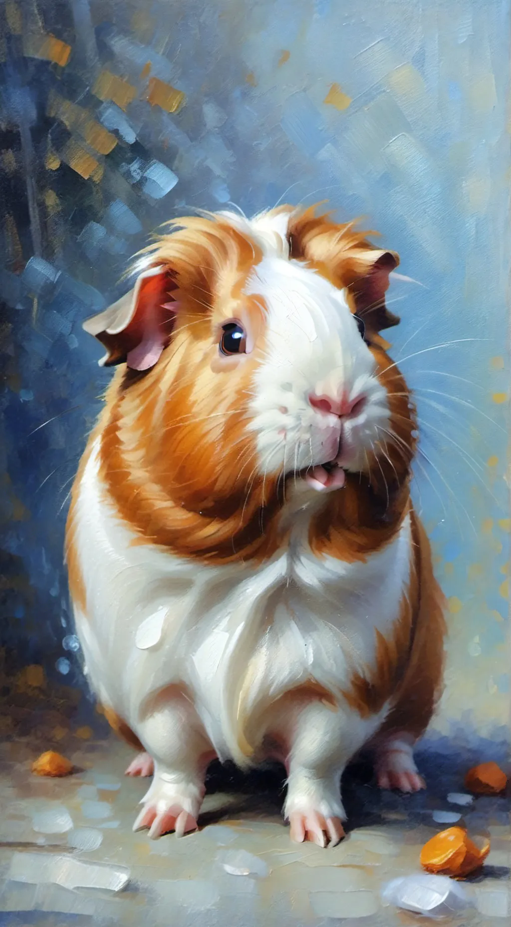 ai character: guinea pig background