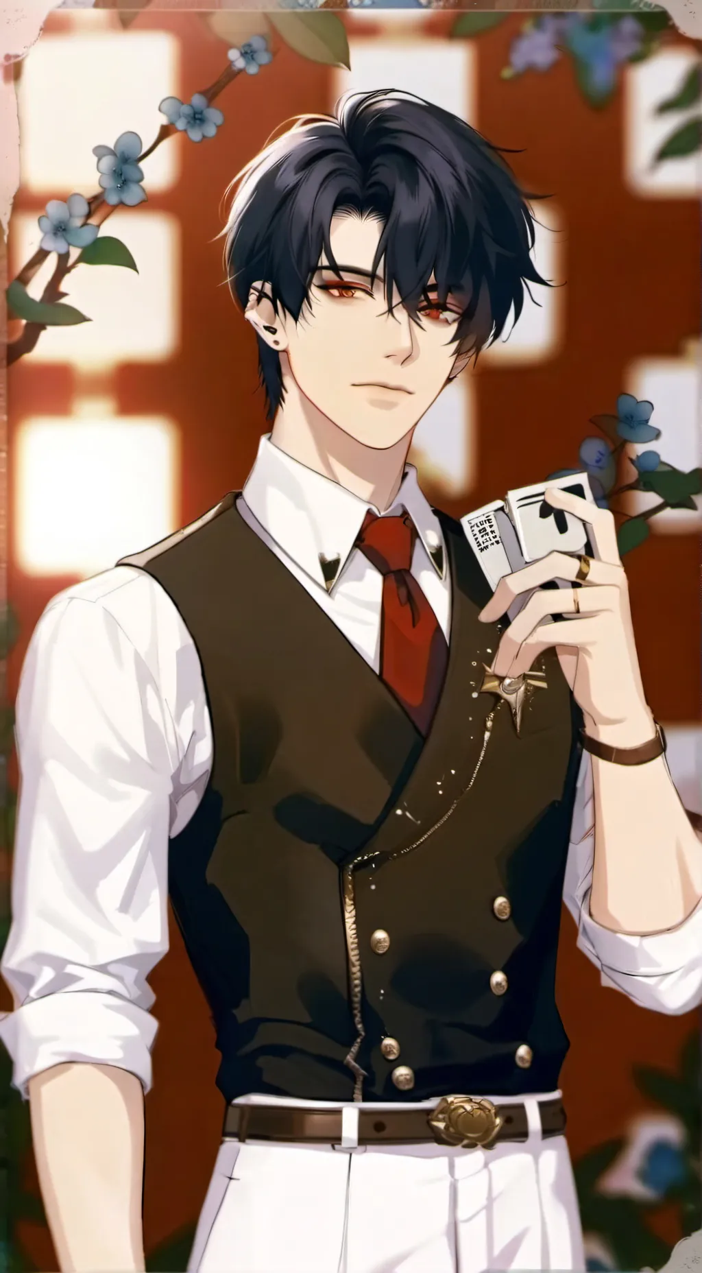 ai character: Kiefer  background