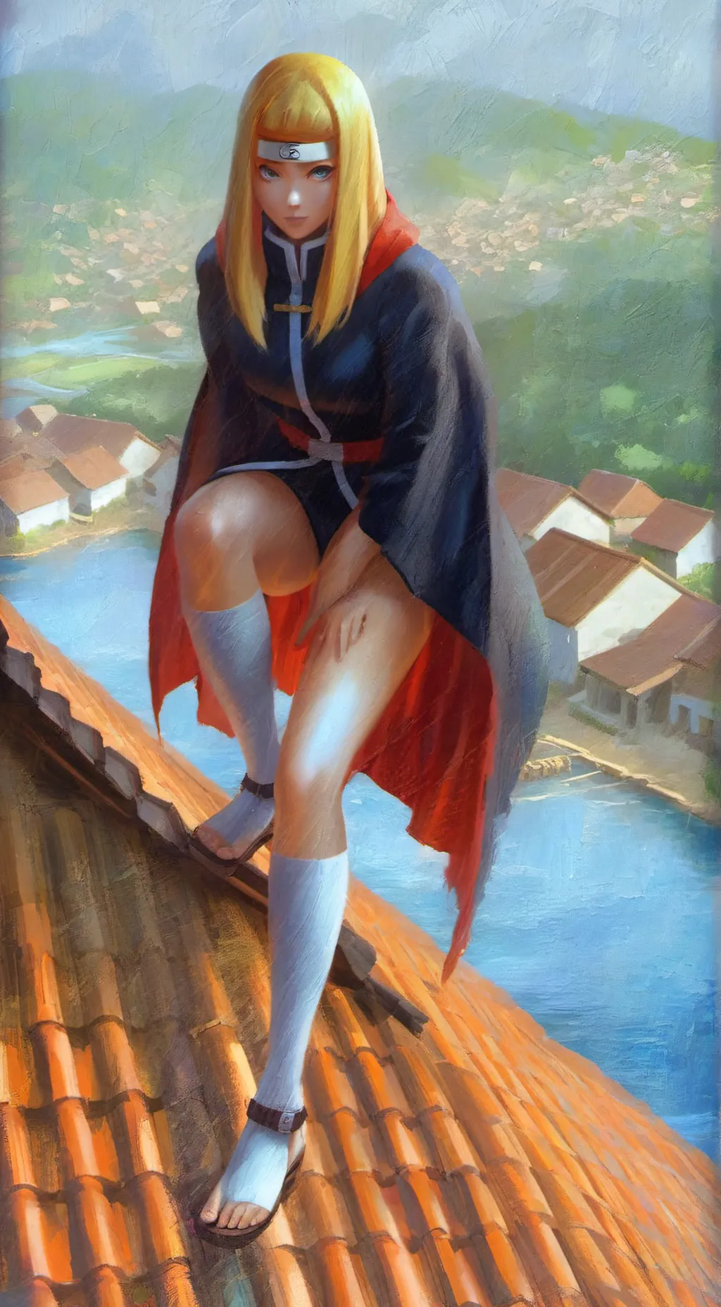 ai character: female Deidara background