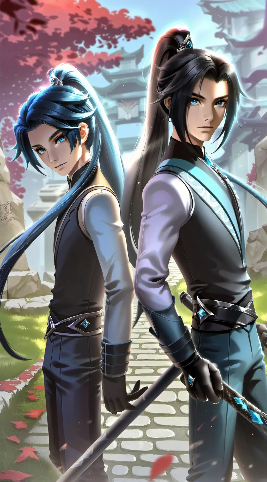 ai character: Yuichiro is alive! background