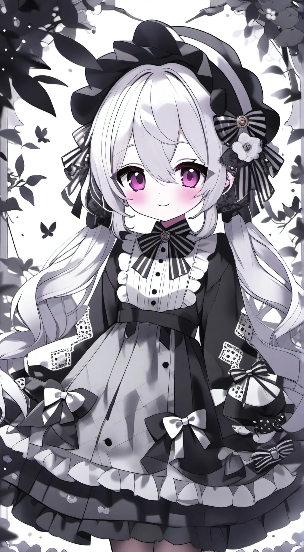 ai character: smiling criters background