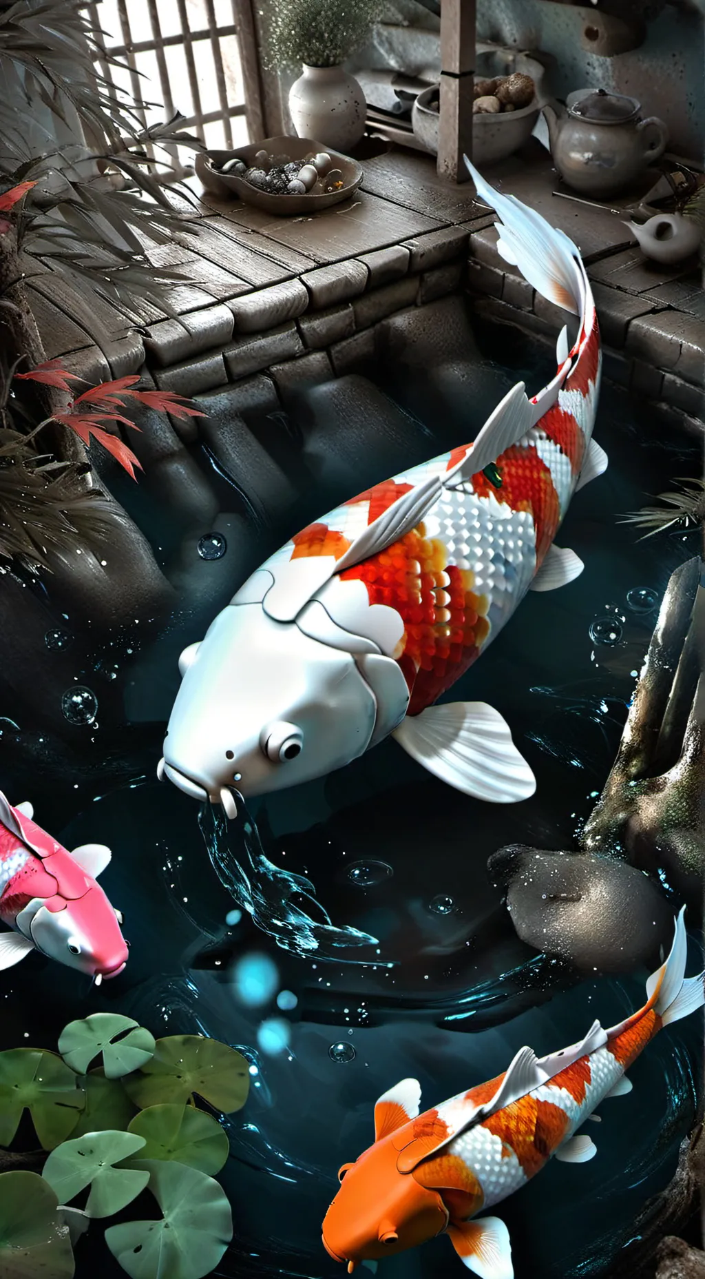 ai character: Shrimpo’s Sister  background