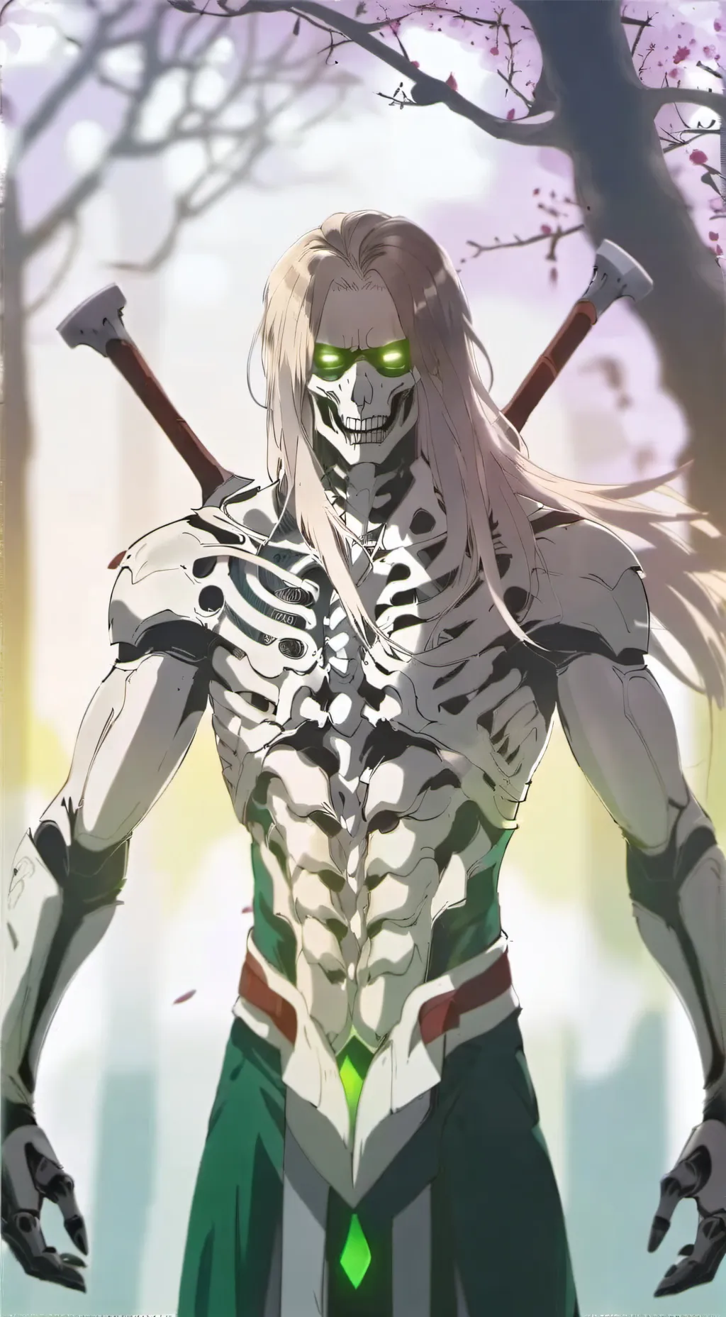 ai character: Zombie devil background