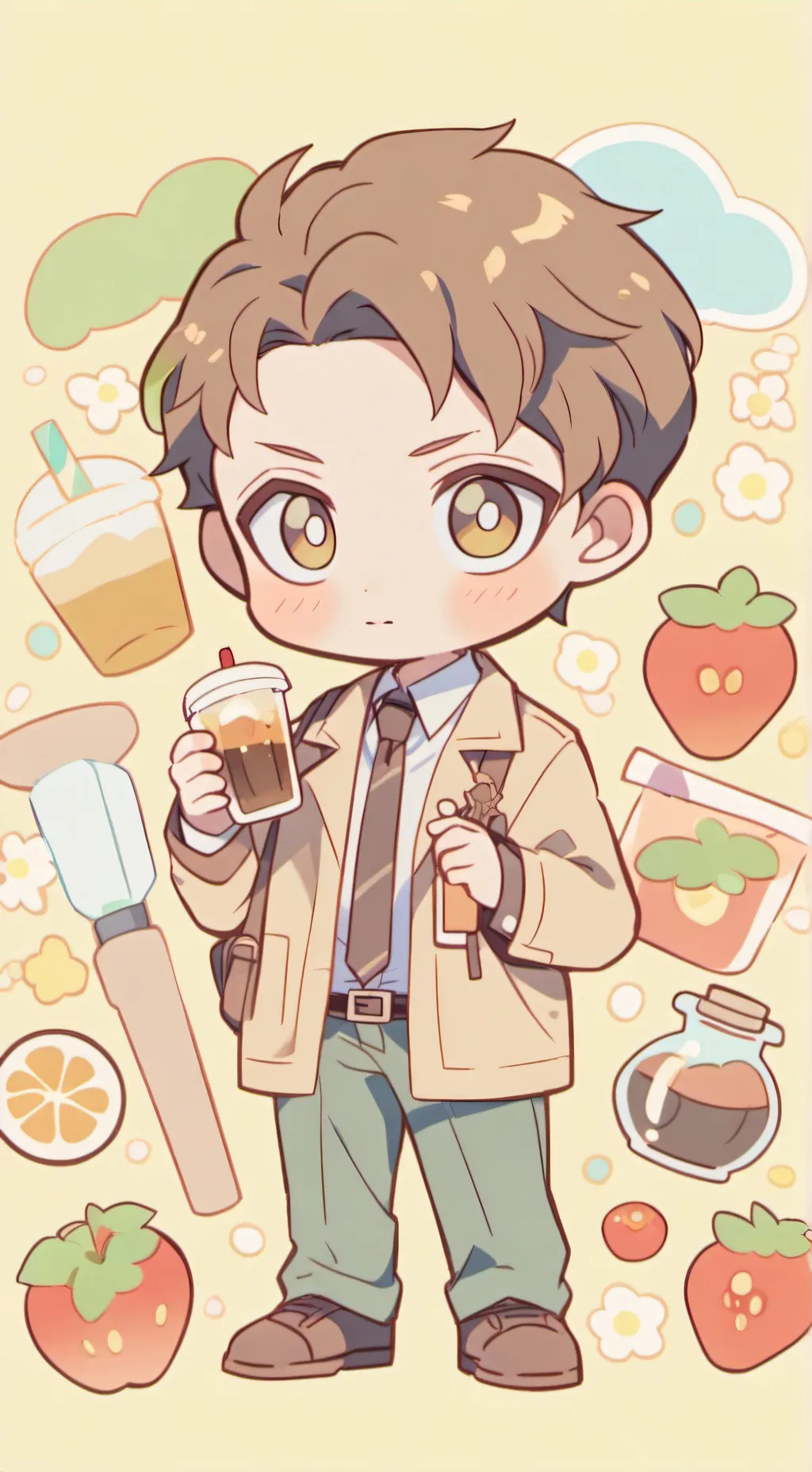 ai character: spn teen background