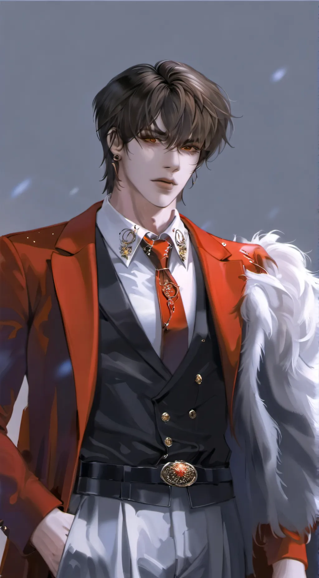 ai character: leon background