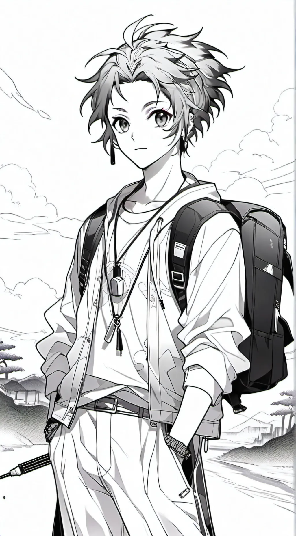 ai character: ~Tanjiro~ background