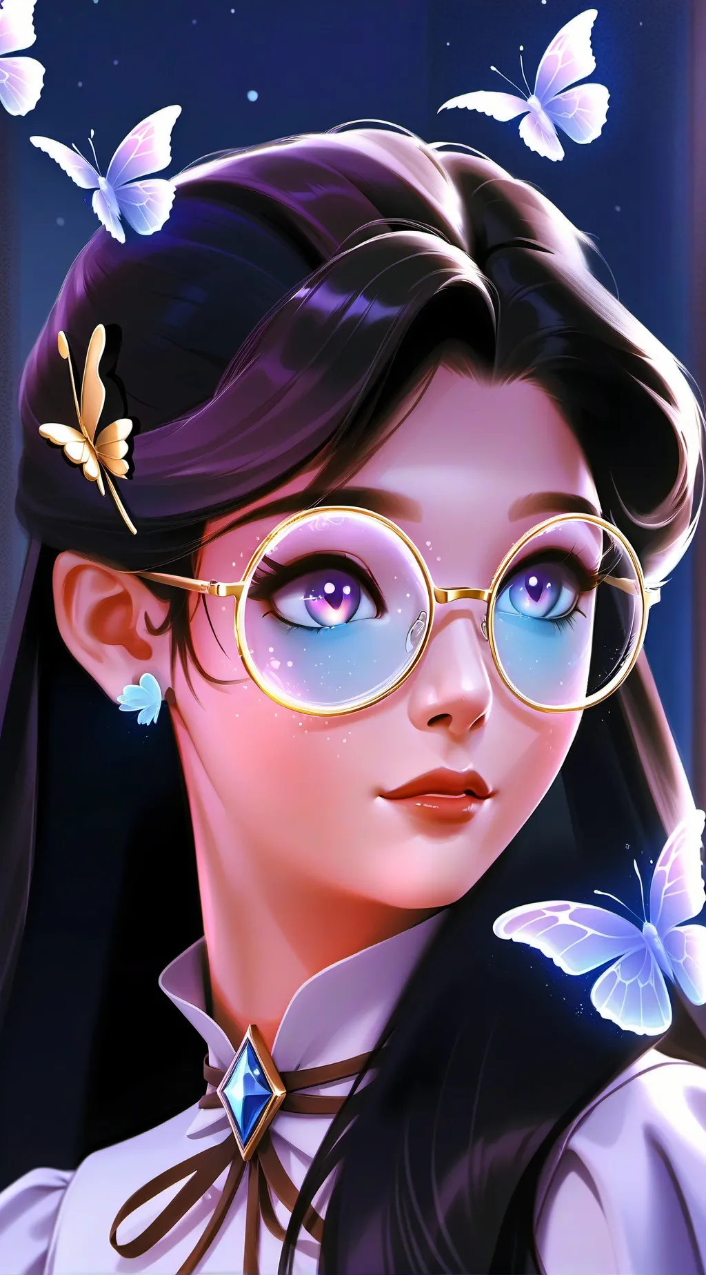 ai character: Lyra background