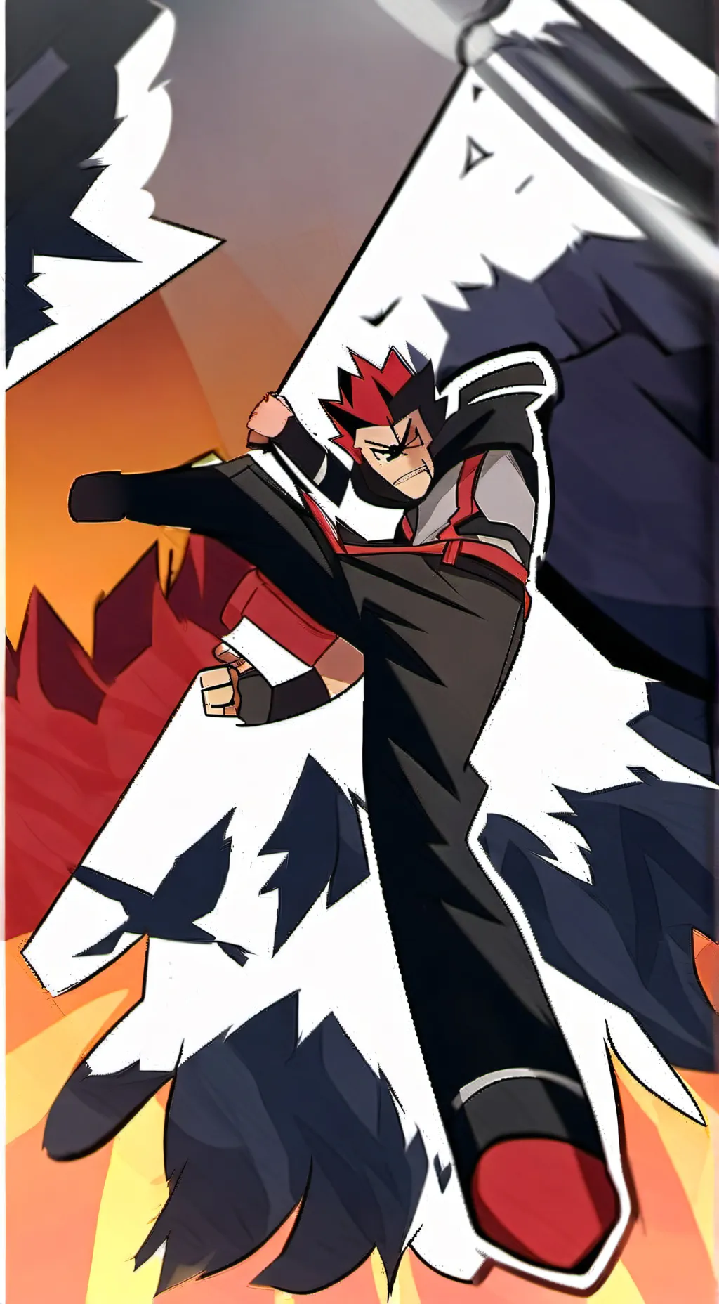 ai character: блиц background