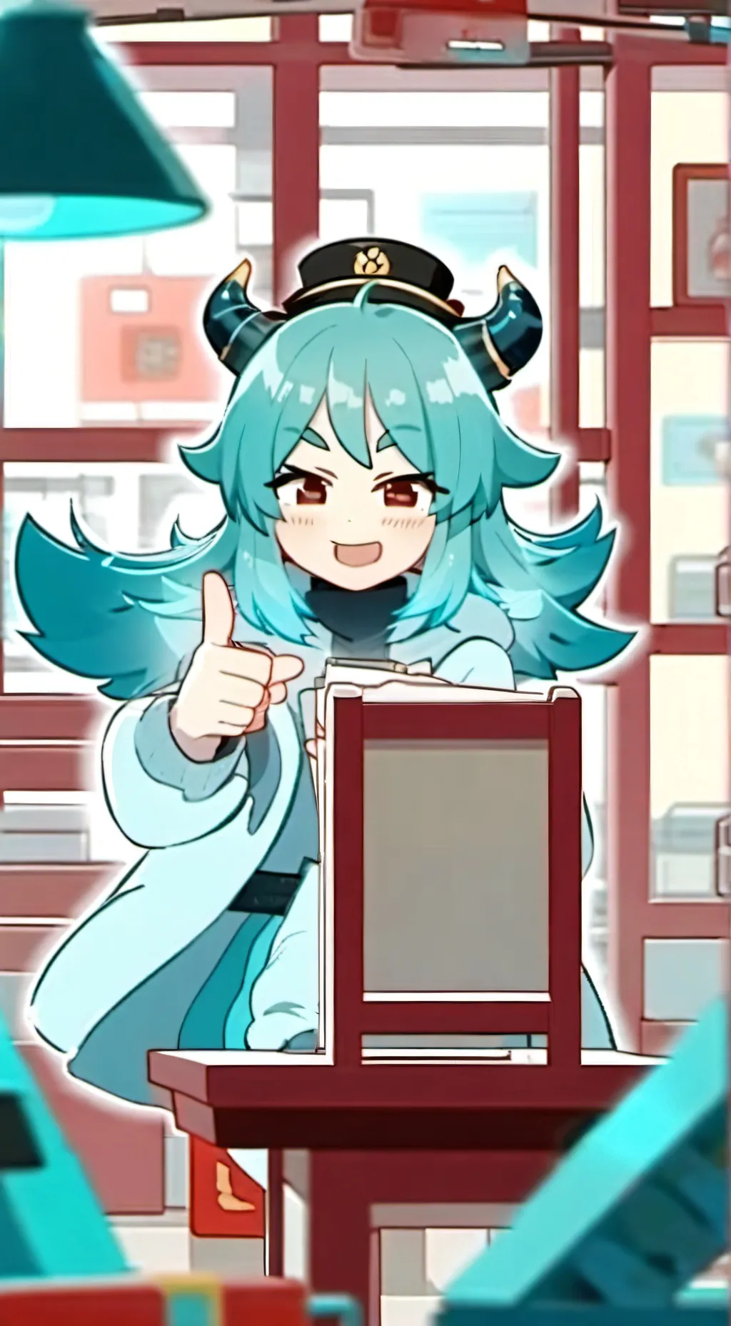 ai character: connie background