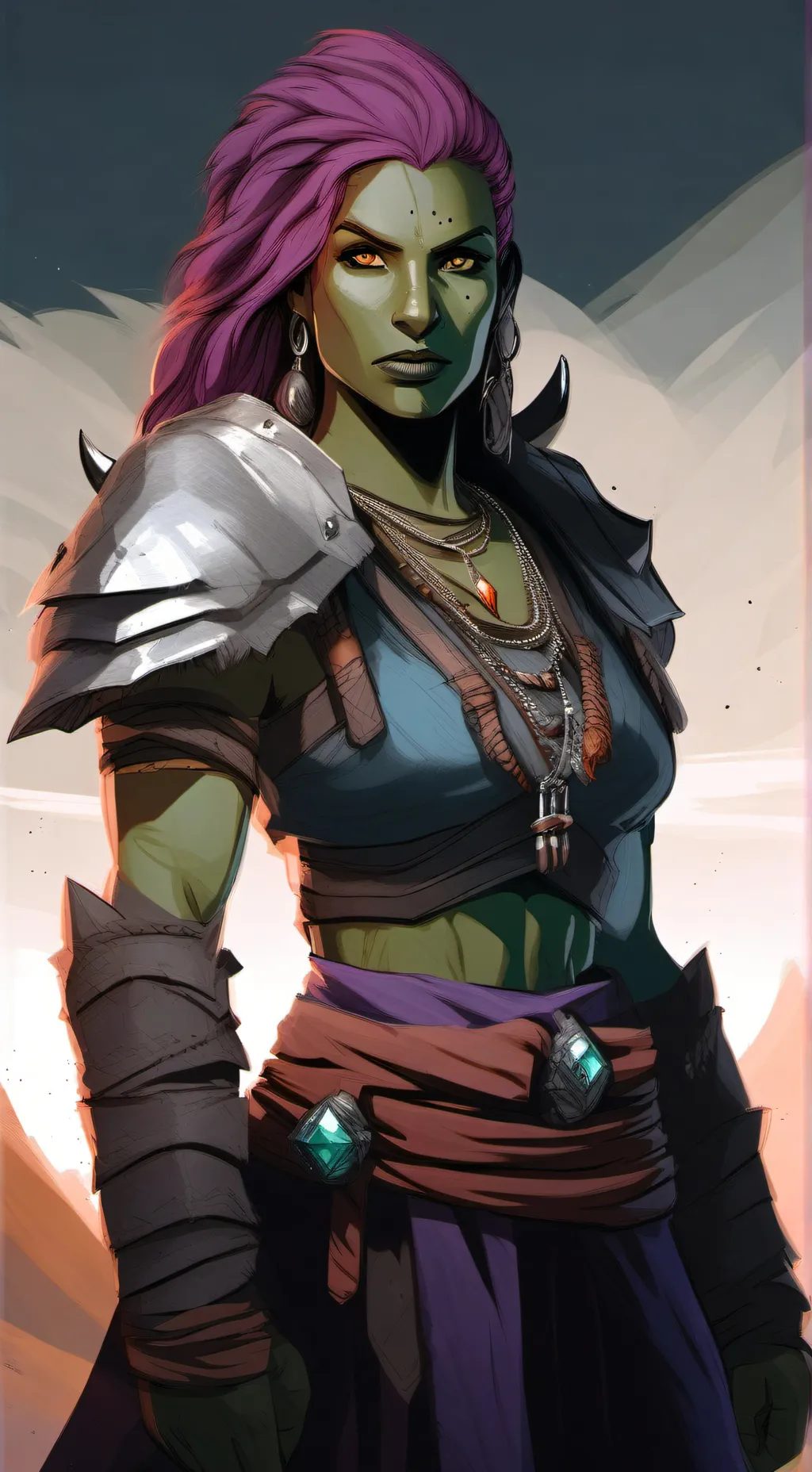 ai character: thundra background