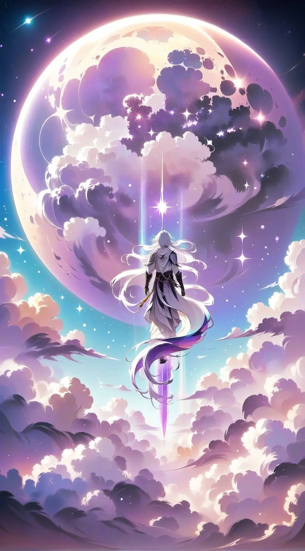 ai character: Astro x Glisten  background