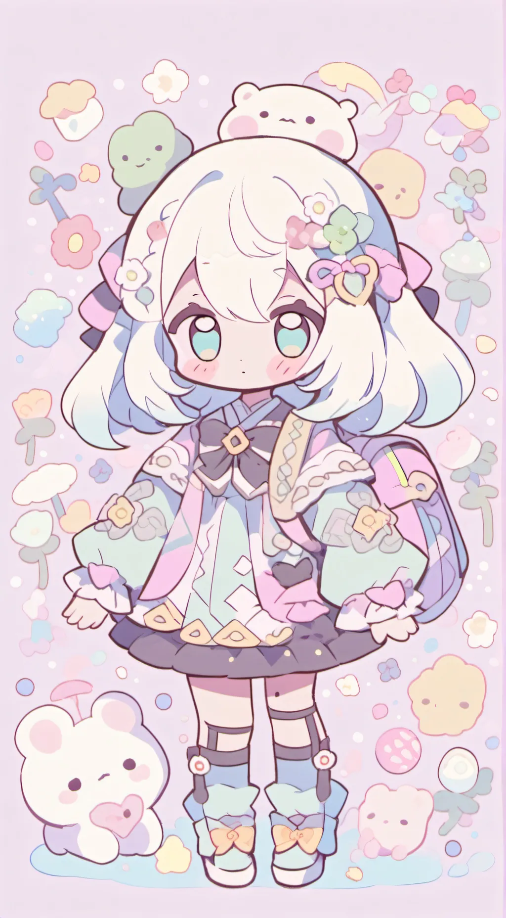 ai character: Tu hermana jimena background