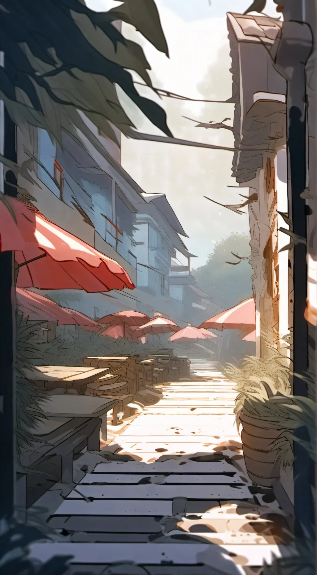 ai character: zero budget story background