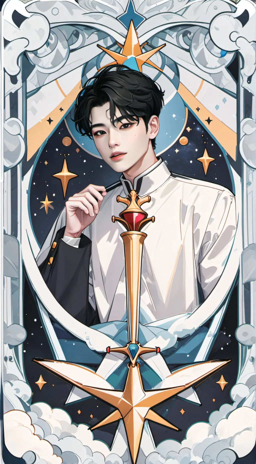 ai character: Cha Eun Woo background