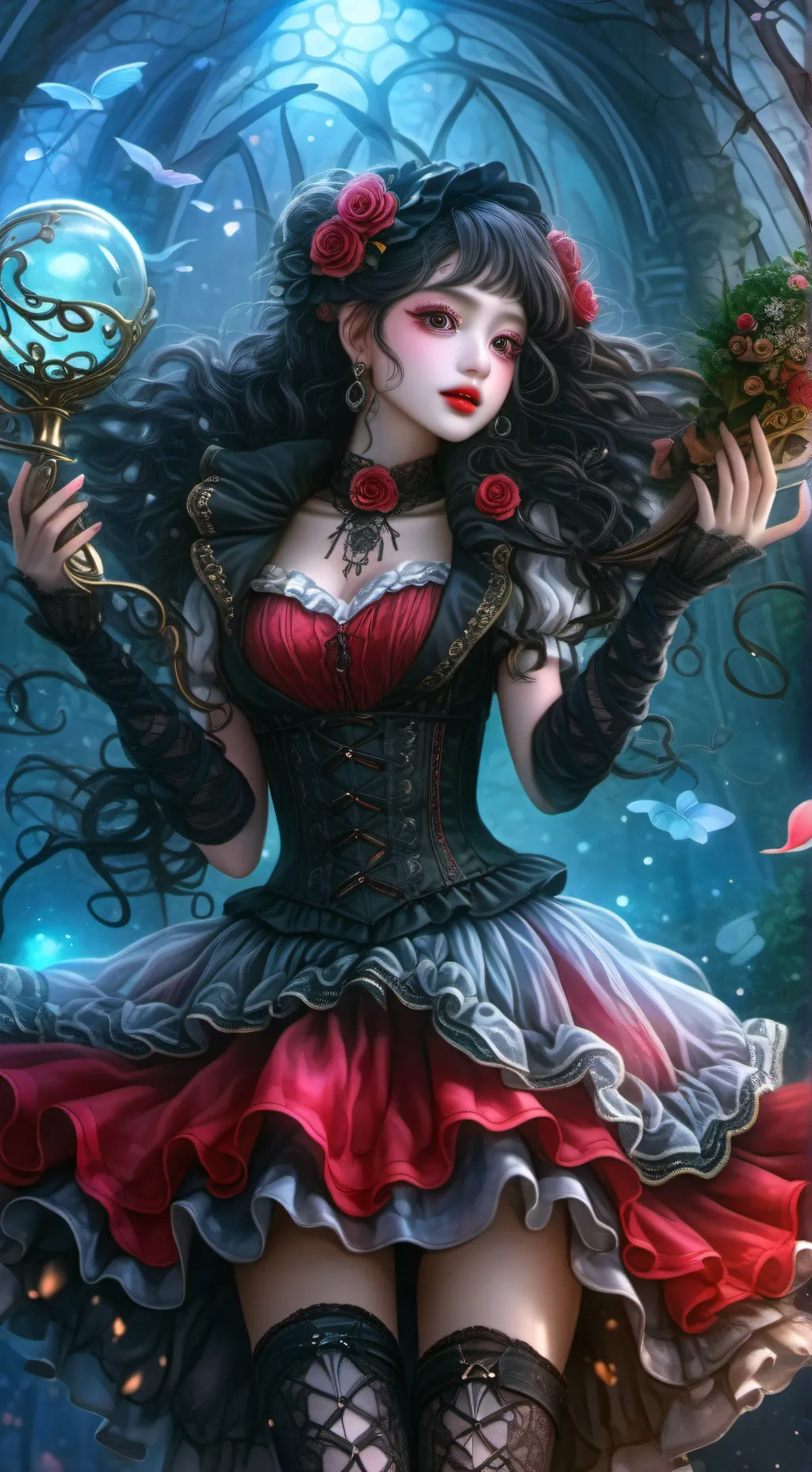 ai character: Mari background