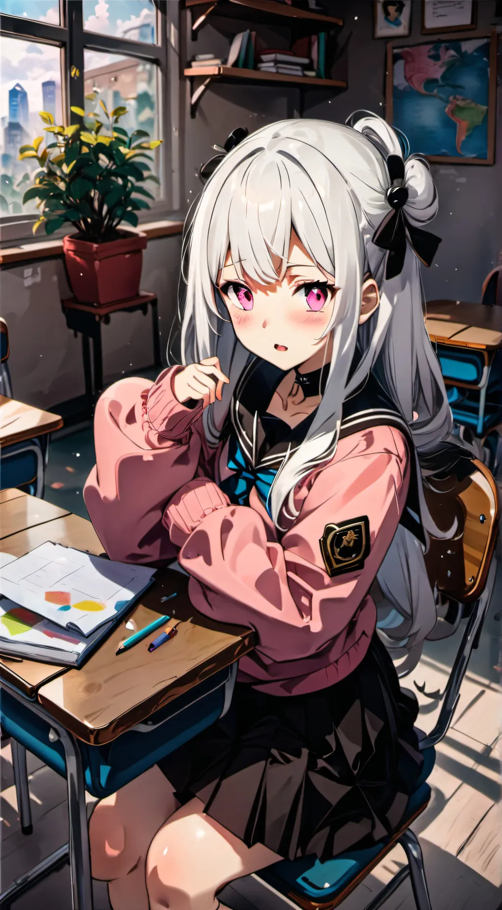 ai character: Yuki Haruno background