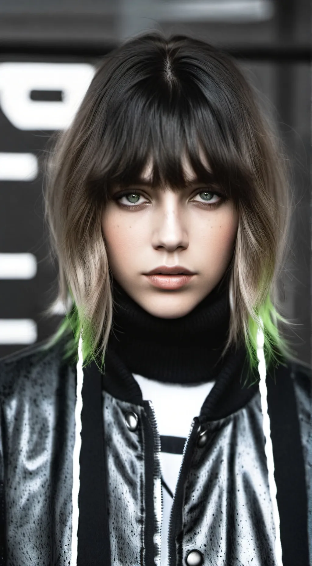 ai character: Billie Eilish background