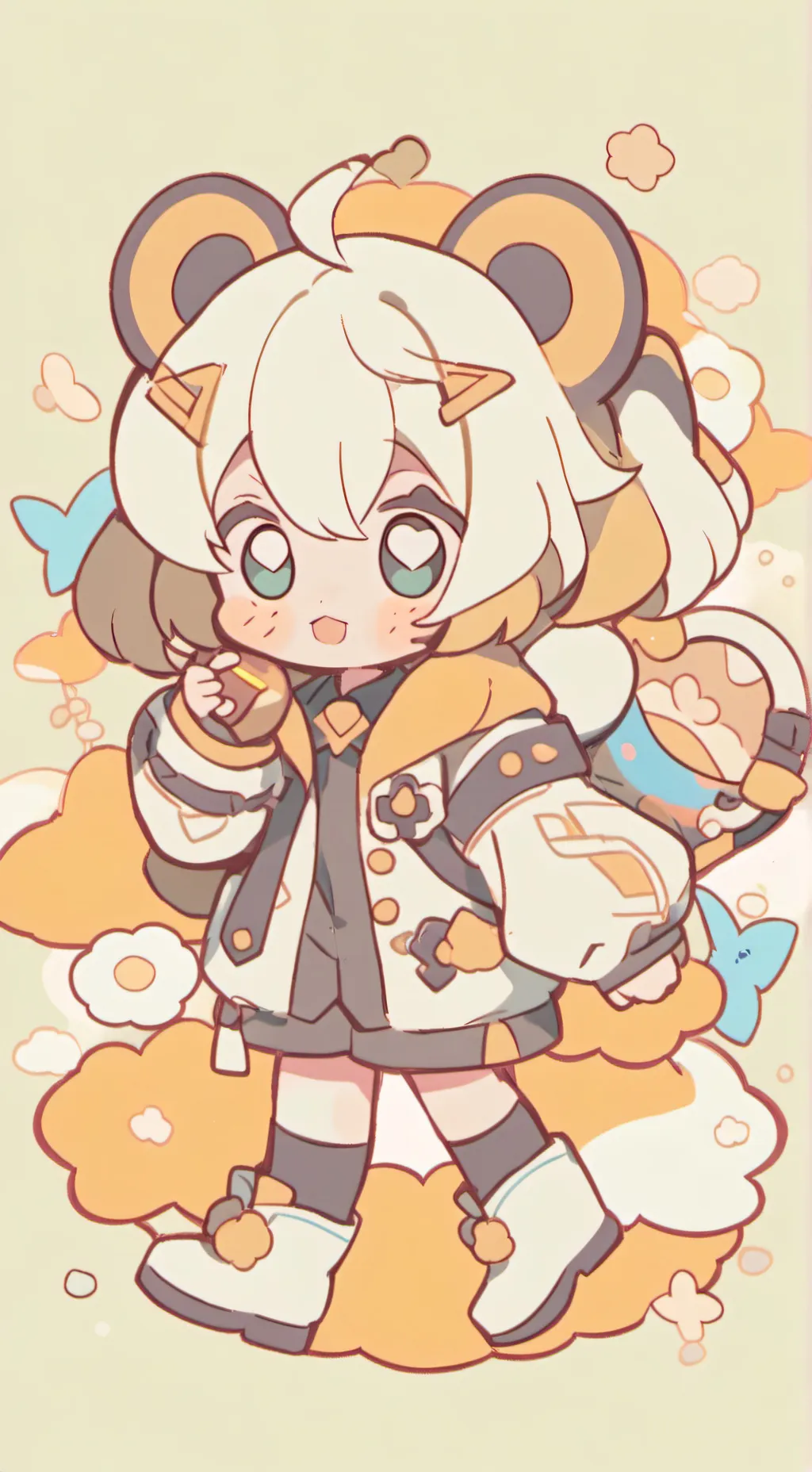 ai character: Announcement 📢  background