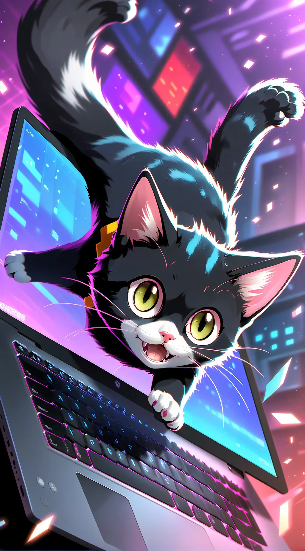 ai character: Ninjar background