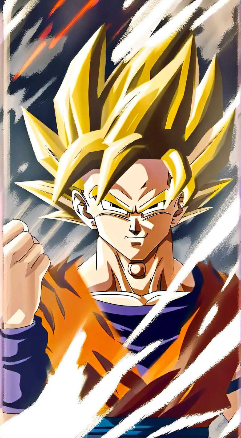 ai character: Goku SSJ2  background