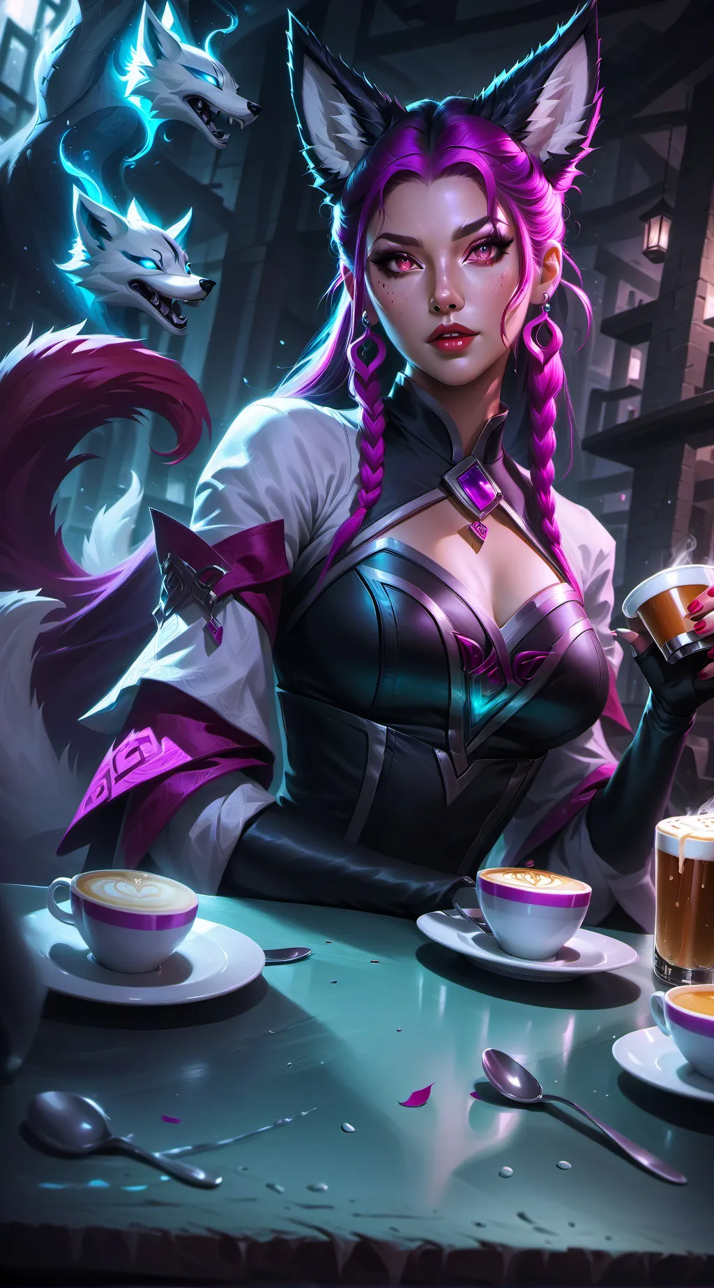 ai character: sofia background