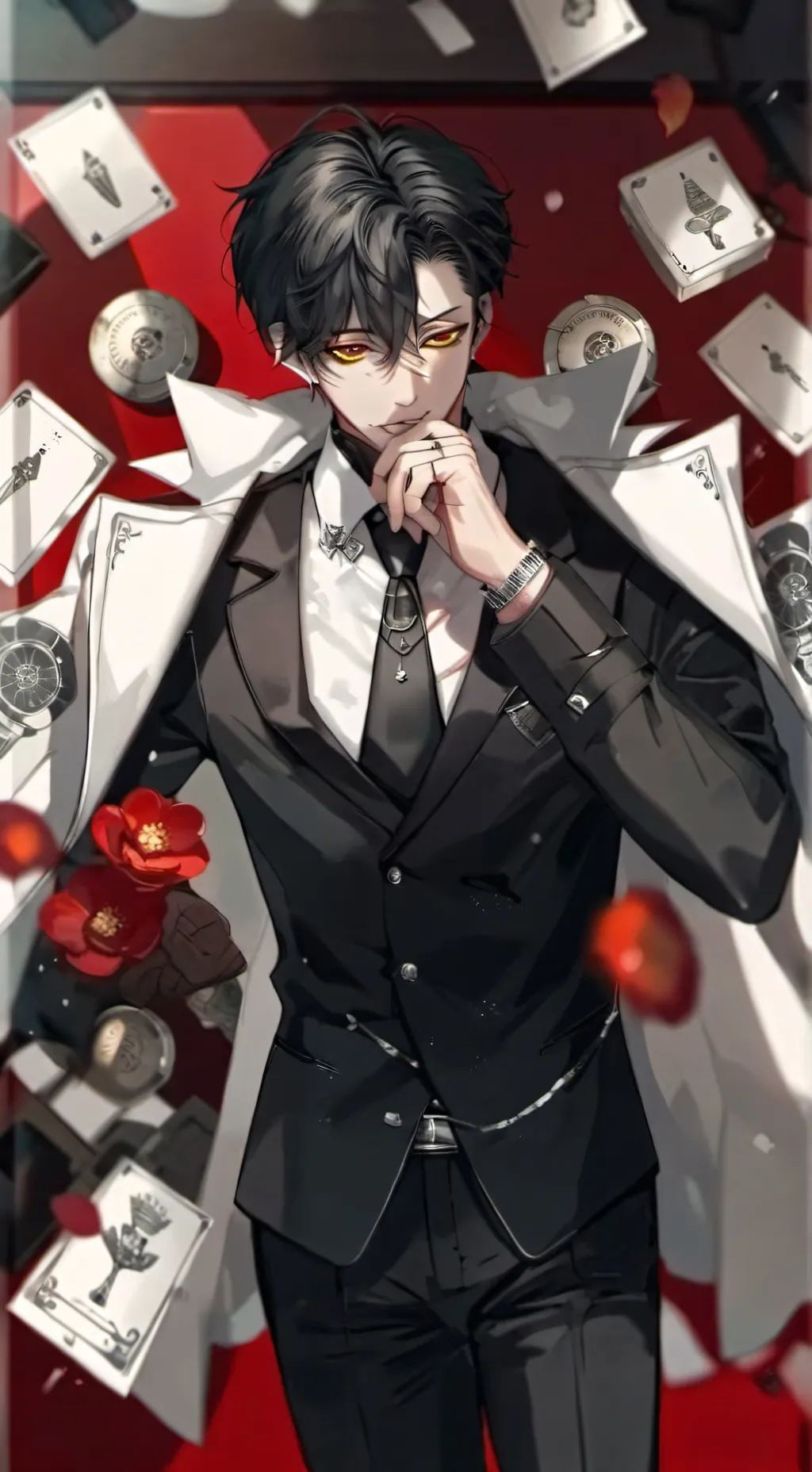 ai character: 🥀🃏João🃏🥀 background